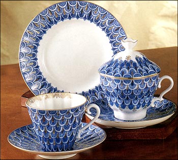 Peacock, Lomonosov Porcelain