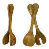 Oval Oak  Magnetic Salad Utensil Set