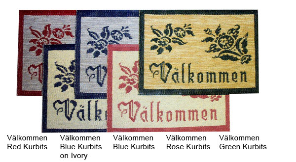 Plastic Welcome Plastic Doormats from Sweden