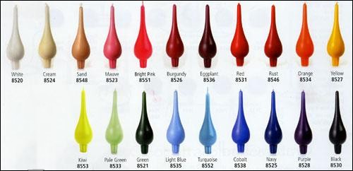 Danish Large Drop Candles