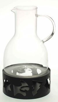 Mulled wine jug with warmer