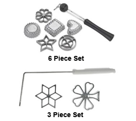 Rosette & Timbale, 6 piece set